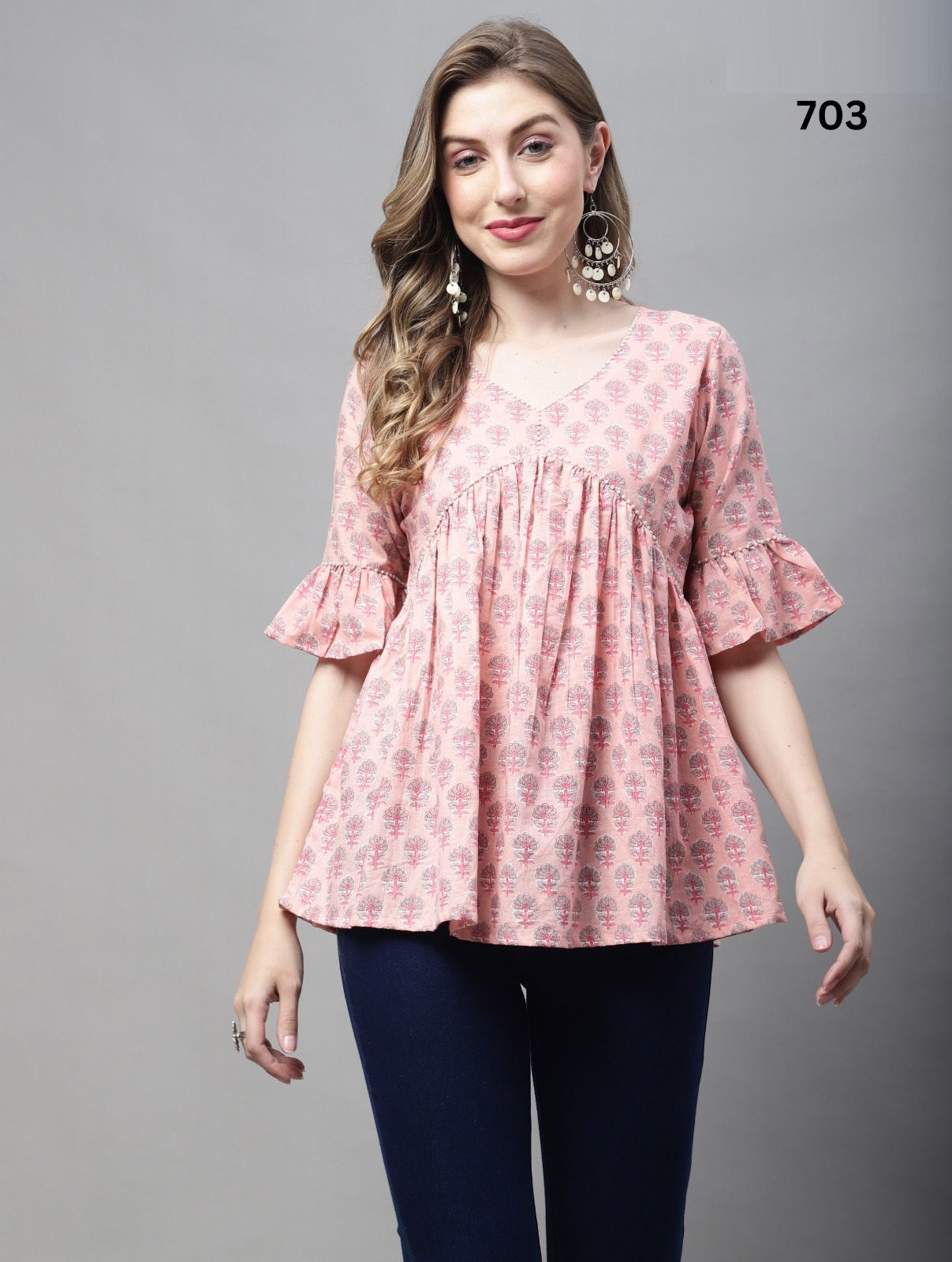 Muskan 701 Western Wear Ladies Top Catalof
